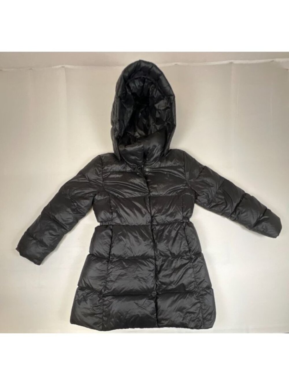 Polo Ralph Lauren Girls Hooded Down Jacket Black Large 12-14 Puffer Coat